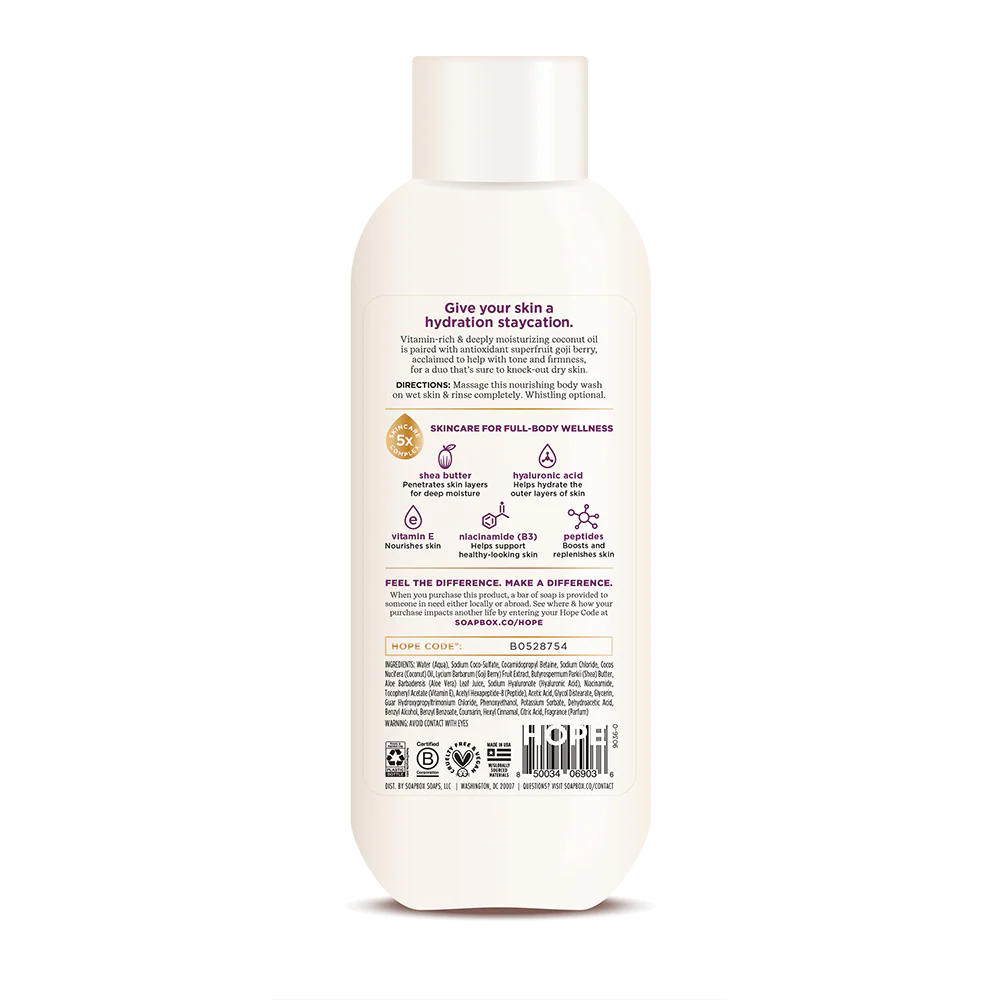 Coconut + Goji Berry Nourishing Body Wash - Image 3